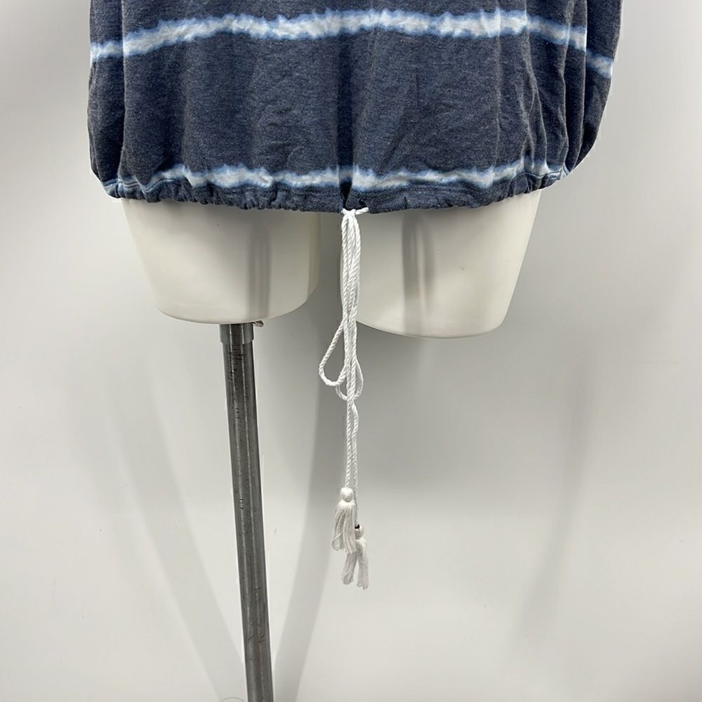 Cacique sleeveless striped heather blue top - Picture 3 of 5